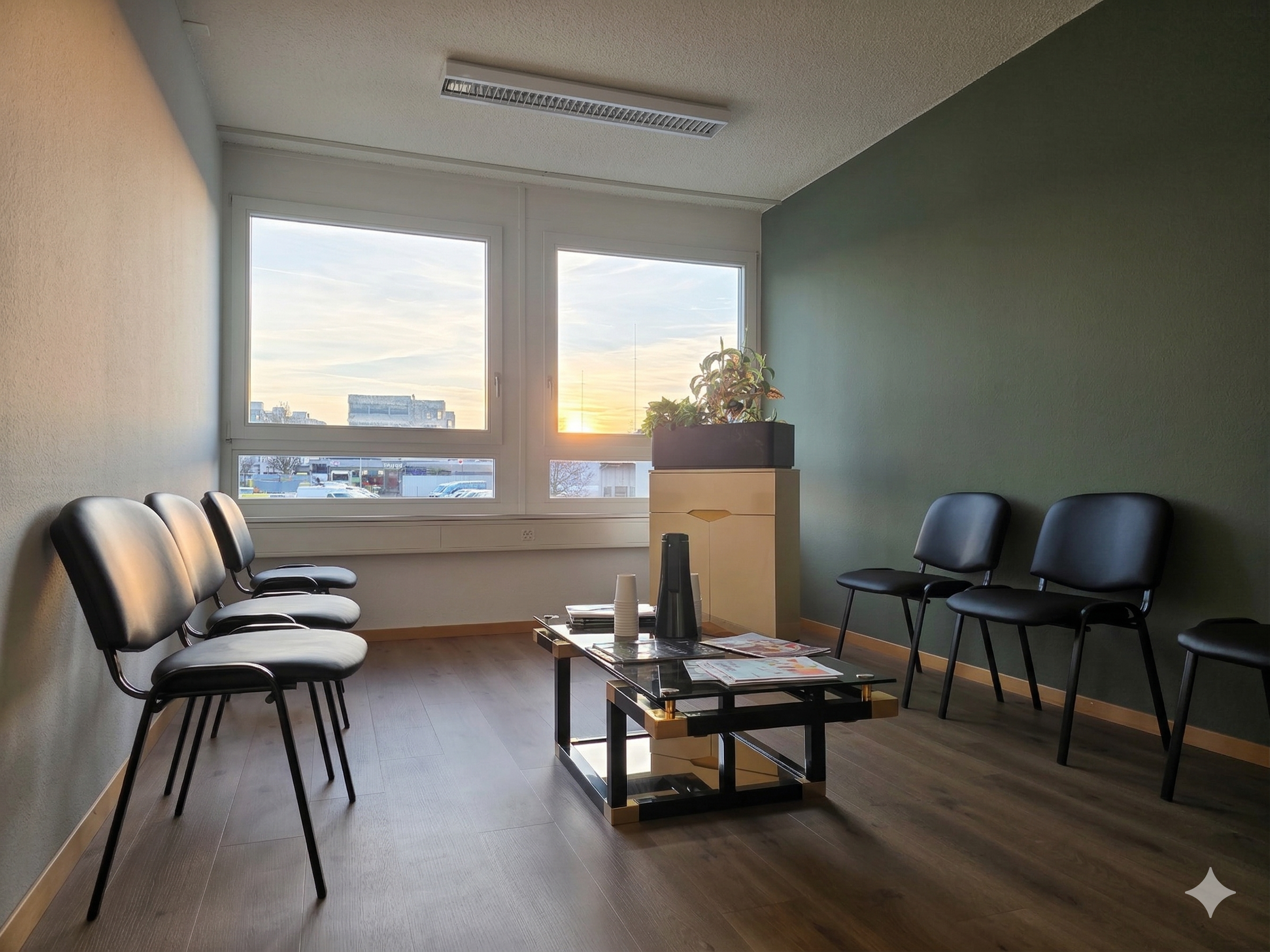 Salle d'attente confort